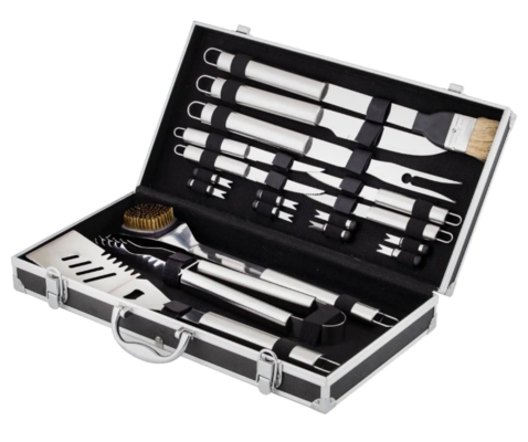 Davis & Waddell Maverick BBQ Tool Set 18 Piece in Case $49.95 (RRP $89.95) @ Minimax