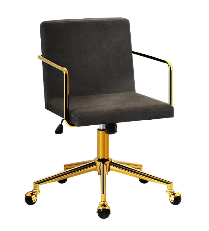 Velvet Office Chair Executive Computer Chairs Adjustable Desk Chair Armchair $179.98 (RRP $289) @ Momentous Living