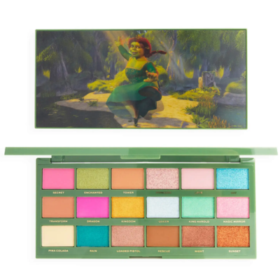 Shrek x I Heart Revolution By Night One Way By Day Another Shadow Palette $21 (RRP $30) @ Revolution Beauty