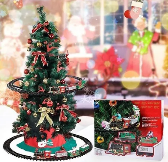 Electric Christmas Tree Train Set Around The Tree $39.95 (was $69.95) @ Best Deals