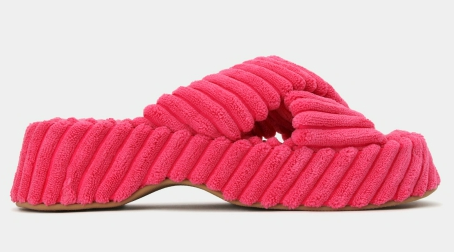 Betts THEO Round Toe Flatform Slides Pink $49.99 (RRP $99.99) @ Betts AU