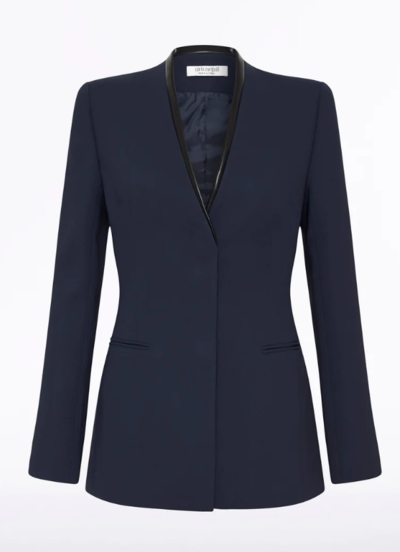 Navy Essence Of Style Jacket $692 (RRP $989) @ Carla Zampatti