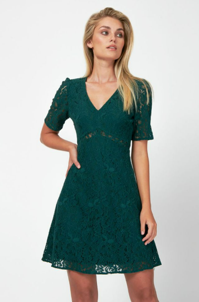 Aviana Lace Dress Emerald $49 (RRP $99.99) @ Forcast