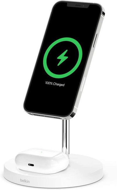 Belkin WIZ010auWH​ Boost↑Charge™ PRO MAGSAFE 2-in-1 Wireless Charger White $98 (RRP $149.95) @ Amazon AU