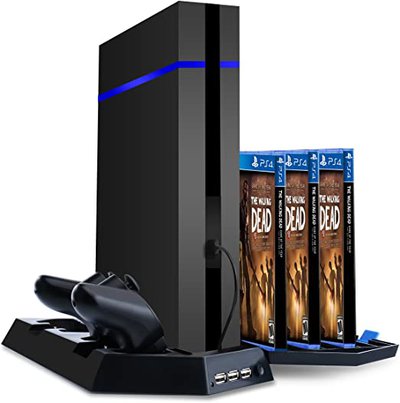 BlueFire 4-in-1 Cooling Fan Charging Vertical Stand for PS4 $26.97 (RRP $56.99) @ Amazon AU