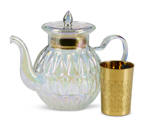 Droplet Delight Teapot Clear Pearl $37 (RRP $62) @ T2 Tea AU