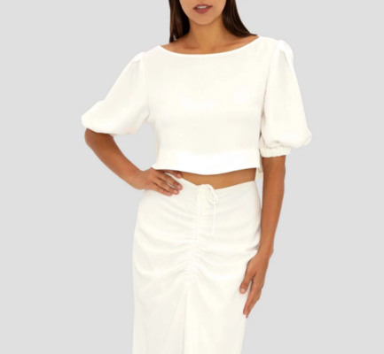 White Gigi Top $230 (RRP $459) @ Carla Zampatti