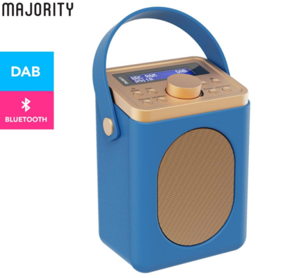 Majority Little Shelford Portable DAB Radio w/ Bluetooth Midnight Blue $95 (RRP $188) @ Catch AU