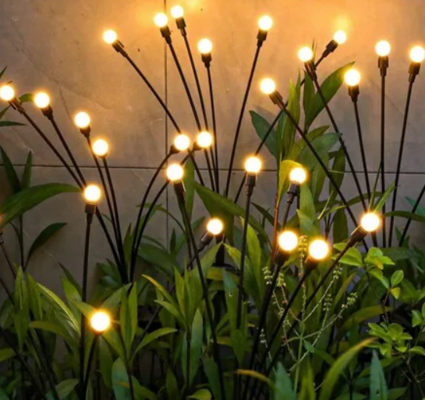 Solar Garden Lights High Flexibility Iron Wire & Heavy Bulb Base Warm White (4 Pack) $49.99 (RRP $99.99) @ Crazy Sales