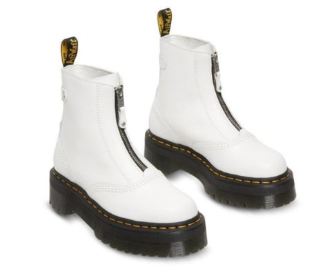 Jetta Zip Boot White Sendal $239.99 (RRP $349.99) @ Dr Martens