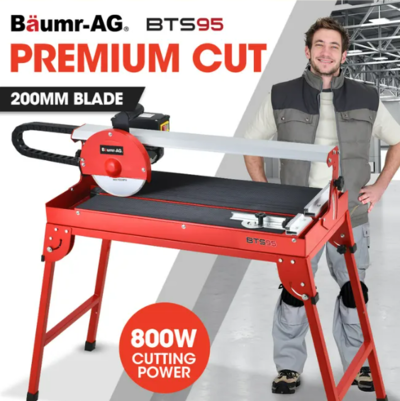 BAUMR-AG 800W Electric Tile Saw Cutter with 200mm (8") Blade $369 (RRP $799) @ Edisons