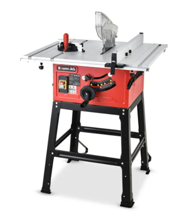 Baumr-AG 2000W 254mm Corded Table Saw with Stand, Extendable, Laser Guide $389 (RRP $699) @ Edisons