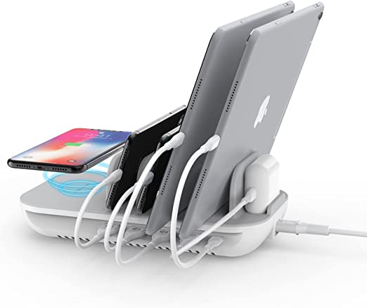 SOOPII 70W 5-Port Charging Station with 15W Wireless Charging Pad $50.39 (RRP $72.99) @ Amazon AU