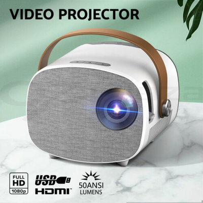 Mini Video Projector USB HDMI Portable 50ANSI Lumens HD 1080P Home $93.68 (RRP $171.99) @ eBay AU