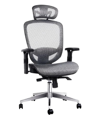 Office Chair Gaming Chair Computer Chairs Mesh Net Seating Grey $254.99 (RRP $769) @ Momentous Living