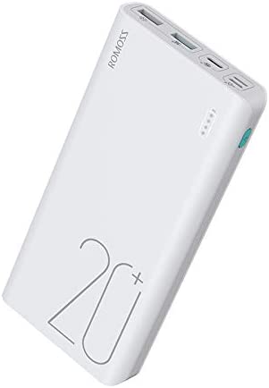 ROMOSS Sense 6 Plus Portable Charger External Batteries with 18W QC 3.0 PD White $34.39 (RRP $59.99) @ Amazon AU