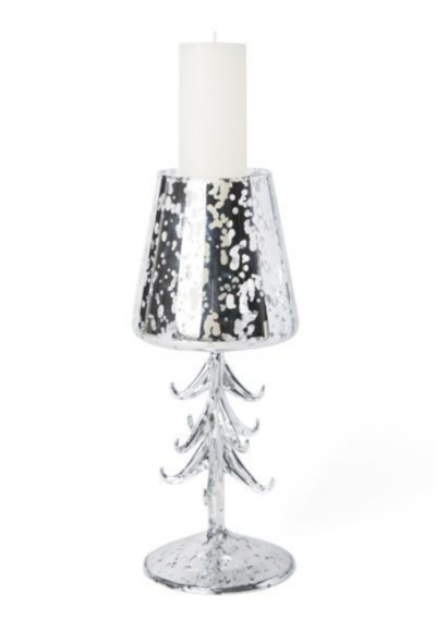 Tree Shape Candle Holder 9x22.5cm Silver $12.95 (RRP $26.95) @ Curtain Wonderland