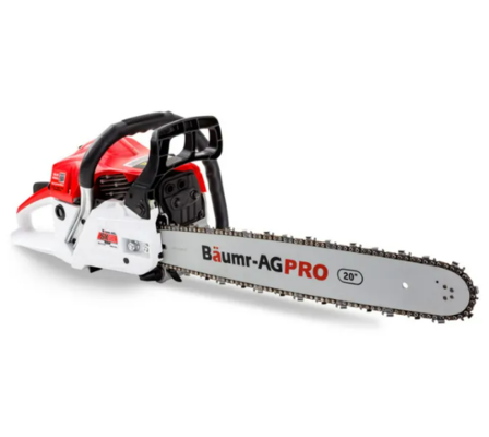 Baumr-AG 52cc 20" Bar E-Start Commercial Petrol Chainsaw SX52 $119 (RRP $349) @ Edisons