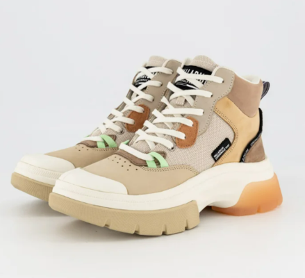 Palladium Pallawave Cuff Sneaker-style Boots Rugby Tan/Moonbeam $159.99 (RRP $249.99) @ Platypus Shoes AU