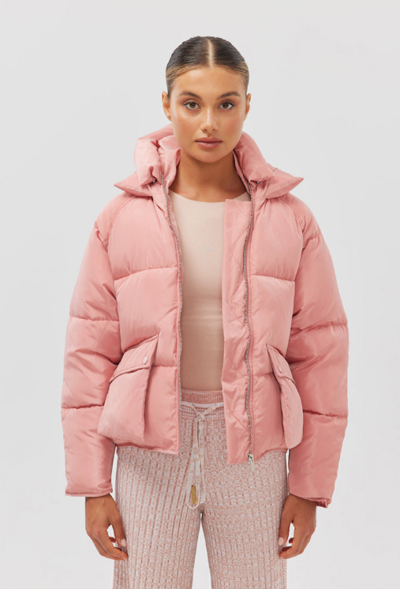 Toast Society Pluto Puffer Jacket Rose $69.99 (RRP $239) @ Style Runner