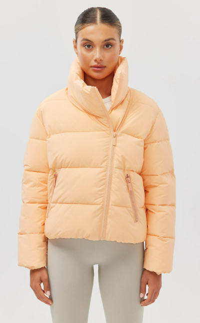 Toast Society Jupiter Puffer Jacket Tangerine $109.99 (RRP $219) @ Style Runner