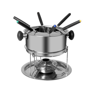 Toque Classic Fondue Set 12pcs Stainless Steel Cheese Chocolate Dipping 6 Forks $28.99 (RRP $82.99) @ eBay AU