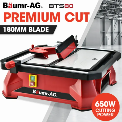 BAUMR-AG 650W Electric Tile Saw Cutter with 180mm (7") Blade $129 (RRP $299) @ Edisons