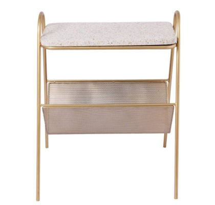 Corbyn Terrazzo & Iron Magazine Rack $314 (RRP $549) @ Living Styles