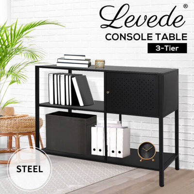 Levede Console Table 3-Tier Office Furniture Desk Hallway Side Entry Hall Shelf $139.99 (RRP $374.99) @ eBay AU