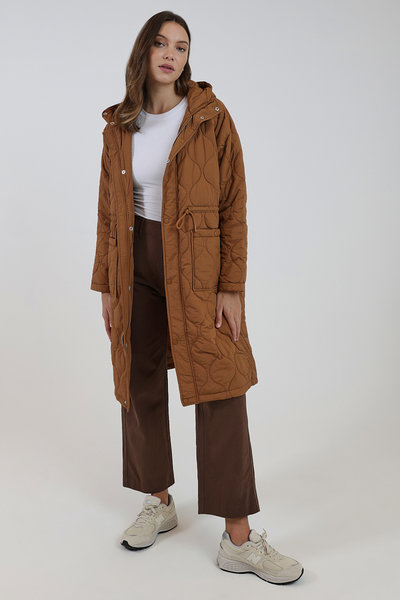 Nude Lucy Jerome Parka Maple $99.99 (RRP $190) @ Style Runner