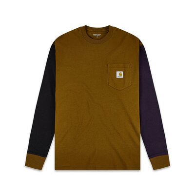 Carhartt WIP Triple Pocket LS T-Shirt Tawny / Black / Dark Iris $50 (RRP $100) @ Subtype Store