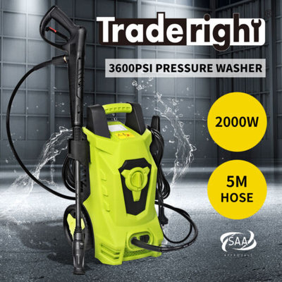 High Pressure Washer Cleaner Electric Water Gurney 5M Hose Universal 3600 PSI $129.99 (RRP $342.99) @ eBay AU