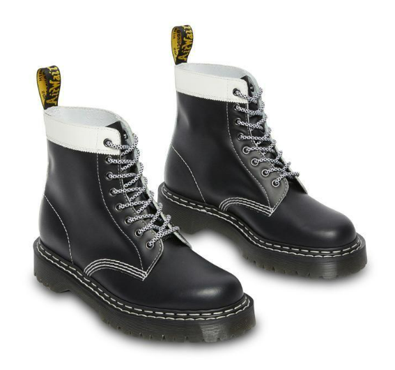 1460 Pascal Bex Double Stick Boot Black With White Edge/White $229.99 (was $329.99) @ Dr Martens