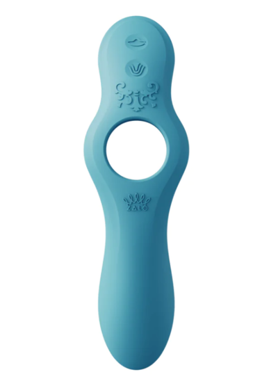 Zalo Jessica Couples Massager Royal Blue $110.45 (RRP $169.95) + Free Shipping + Free Gift @ Jou Jou