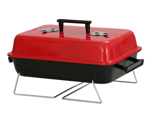 Grillz Charcoal BBQ Portable Grill Camping Barbecue Outdoor Cooking Smoker $49 (RRP $91) @ Kings Warehouse