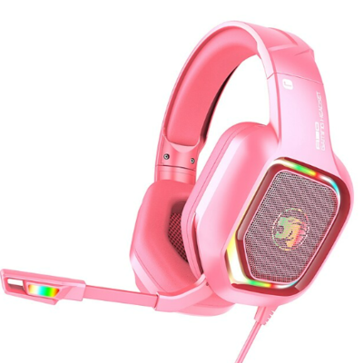 Wired Over-Ear Headphone with Noise Canceling Microphone Rosy Pink $44.89 (RRP $81.89) @ Light In The Box