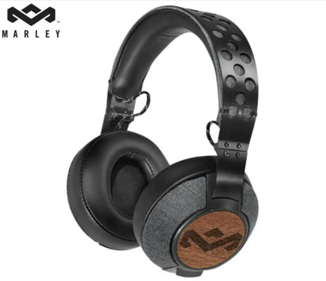 House Of Marley Liberate Over-Ear Headphones Midnight $53.99 (RRP $119.90) @ Catch AU