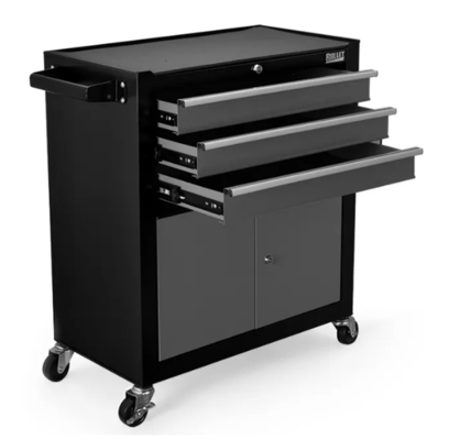 BULLET Steel Rolling Tool Chest Cabinet Black $199 (RRP $289) @ Edisons