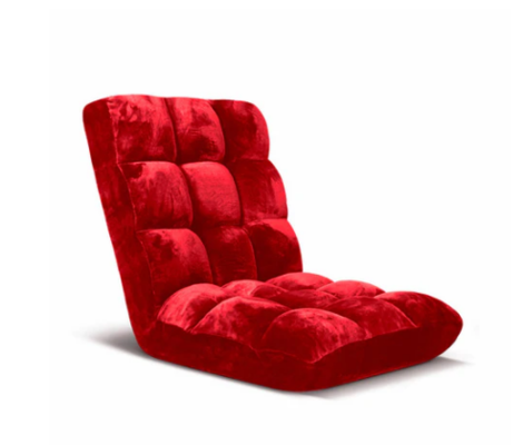 SOGA Floor Recliner Folding Lounge Sofa Futon Couch Folding Chair Cushion Red $83.50 (RRP $135.50) @ Hey Hey