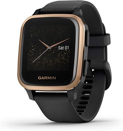 Garmin Venu Sq Music GPS Fitness Smartwatch Black/Rose Gold $249 (RRP $369) @ Amazon AU