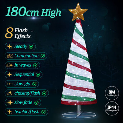 180cm Ribbon Christmas Tree Light LED Strip Xmas Party Decoration $99.95 (RRP $324.89) @ eBay AU