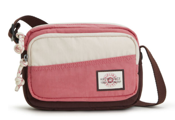 Sisko Small Crossbody Valley Duo Pink $47 (RRP $79.95) @ Kipling