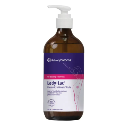 Henry Blooms Lady-Lac Probiotic Intimate Wash 250ml $16.95 (RRP $26.15) @ Chemist Direct