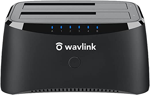 WAVLINK USB 3.0 to SATA I/II/III Dual Bay External Hard Drive Docking Station $38.94 (RRP $66.99) @ Amazon AU