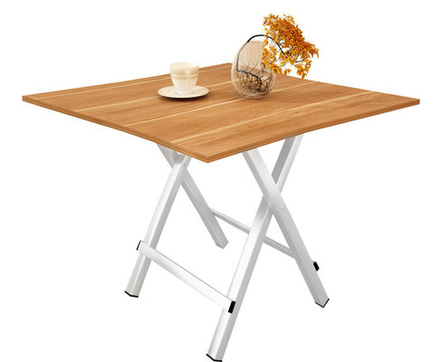 Grace Steel and Wood Folding Utility Table Square 80cm (Oak) $139.69 (RRP $274.98) @ eBay AU