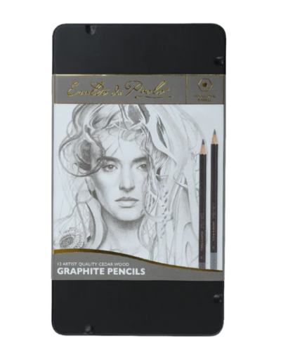 Eraldo Di Paolo Cedar Wood Graphite Pencil Tin 12 Pack $16.19 (RRP $26.99) @ Riot Stores