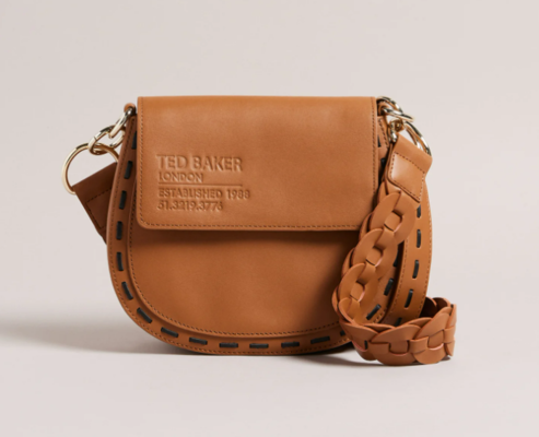 Braidel Braided Strap Cross Body Satchel Brown $237 (RRP $339) @ Ted Baker