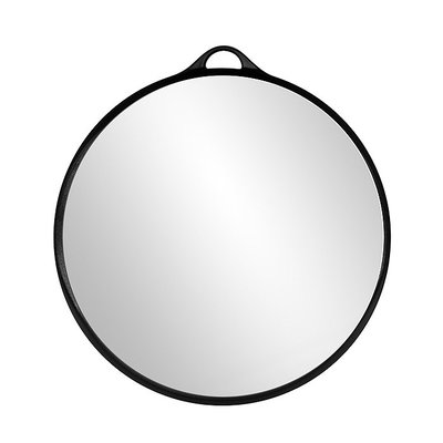 Salon Hand Held Mirror Round Black $12.69 (RRP $33.15) @ AMR Hair & Beauty