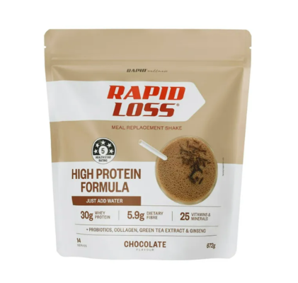 Rapid Loss High Protein Chocolate Shake 672g $32.39 (RRP $55) @ Chemist Direct