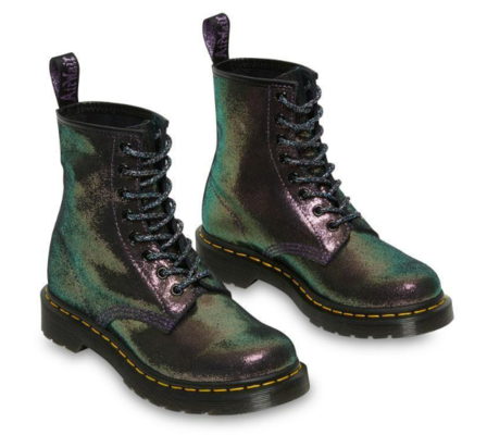 1460 Disco Boot Purple/Gold Disco $139.99 (RRP $299.99) @ Dr Martens